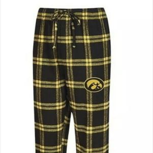 Iowa Hawkeyes Flannel Pants Big & Tall Concepts Sport - Black/Gold Size 6XB